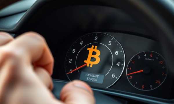 Хэшрейт майнинга биткоинов замедлится