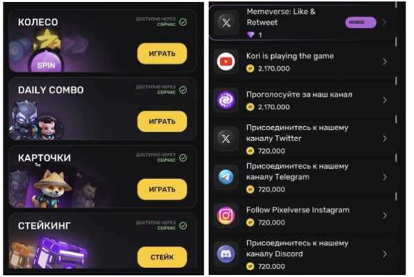 Комбо дня в Pixeltap by Pixelverse на 3 января