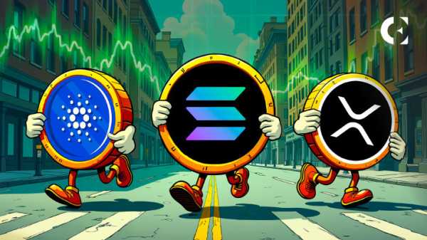 XRP, Cardano и Solana сияют, когда биткойн пересекает отметку в 100 тысяч долларов