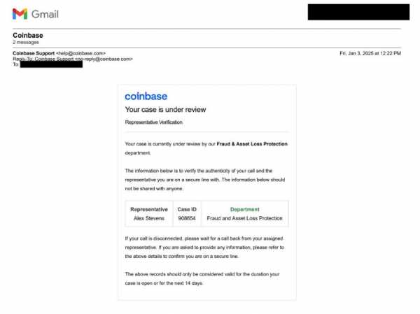 Coinbase позволяет аферистам похищать у клиентов криптовалюту