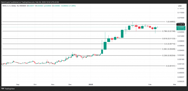 Onyxcoin (XCN) лидирует по темпам роста