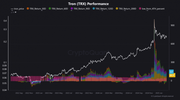 TRON демонстрирует рост на фоне нестабильных рыночных условий