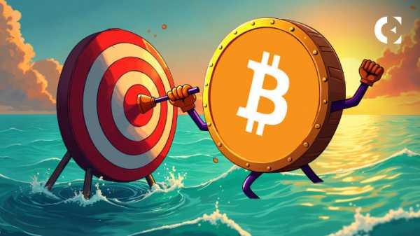 Биткоин на коротком сжатии наблюдает? Потенциальная ликвидация на $1 млрд в игре