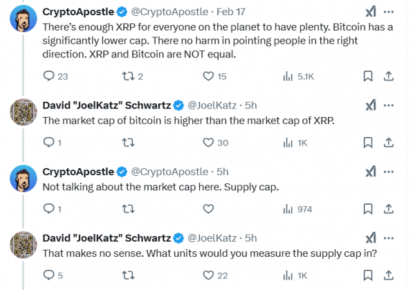 Технический директор Ripple оспаривает претензии о нехватке биткойнов в горячих дебатах