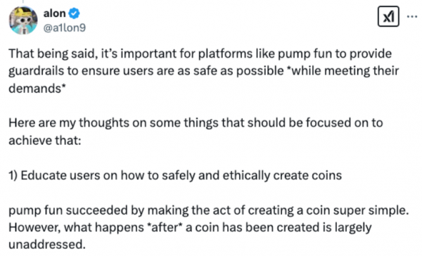 
                    Основатель Pump.fun призвал ввести ограничения на запуск мемкоинов                