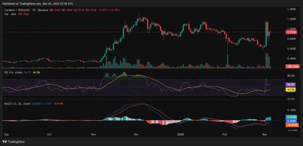
                    Технический анализ Cardano указывает на рост в марте                