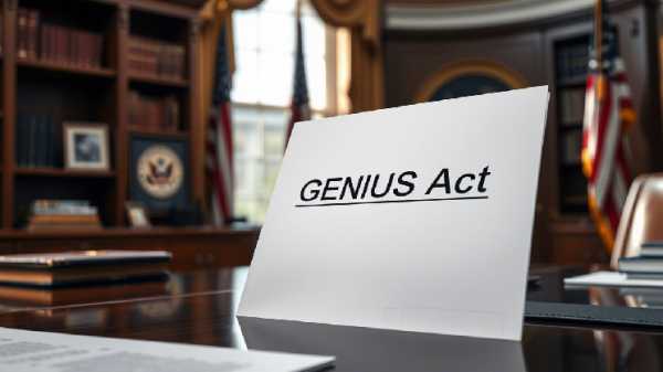 Сенат США продвигает GENIUS Act: рынок стейблкоинов на пороге перемен