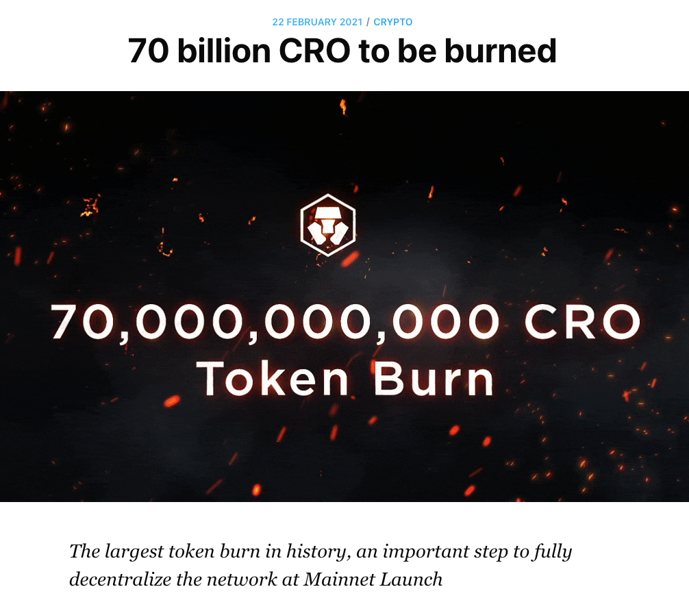 Сообщество критикует генерального директора Crypto.com за повторный выпуск 70 млрд CRO