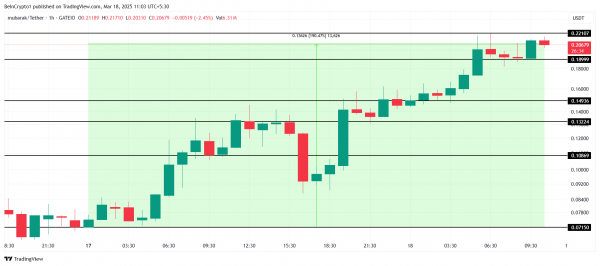 Мемкоин MUBARAK взлетел на 200%: при чем тут Binance Alpha и Чанпэн Чжао