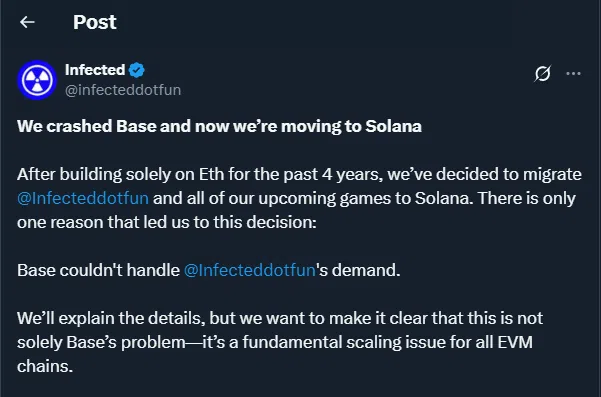 Вирусная Web3-игра «Infected» уходит с Base на Solana!