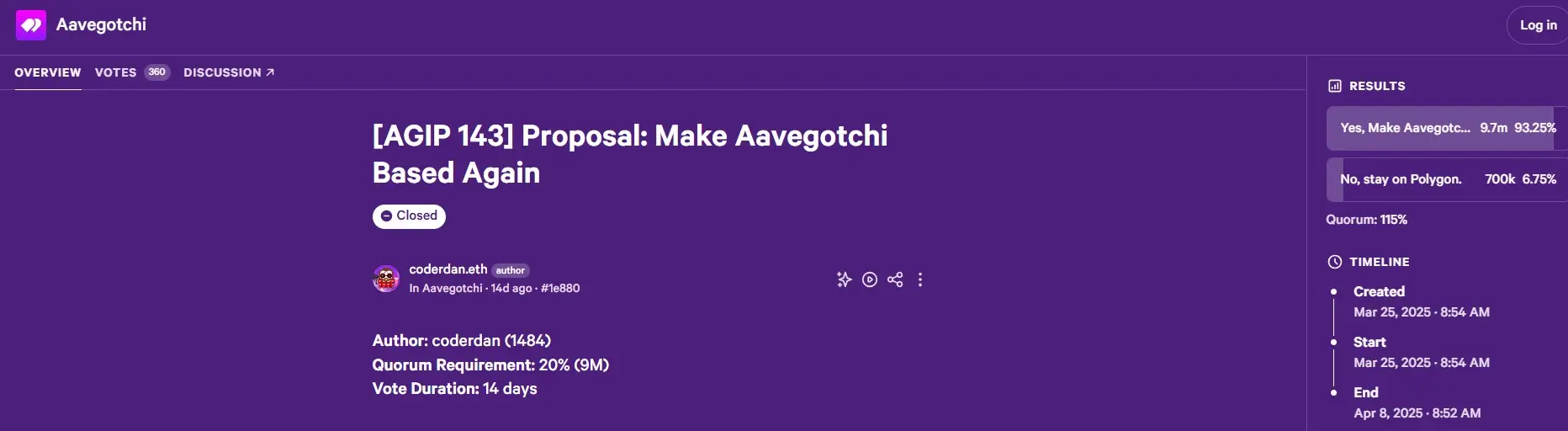 Производитель NFT-игр Aavegotchi отказывается от Polygon в пользу Base