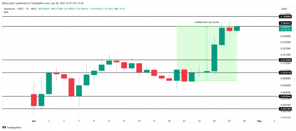 Цена HOUSE выросла на 816% | Топ-мемкоины на сегодня