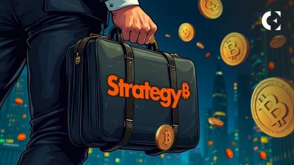 Биткоин собрал 100 тыс. долларов благодаря стратегии запуска модели принятия BTC в 2025 году