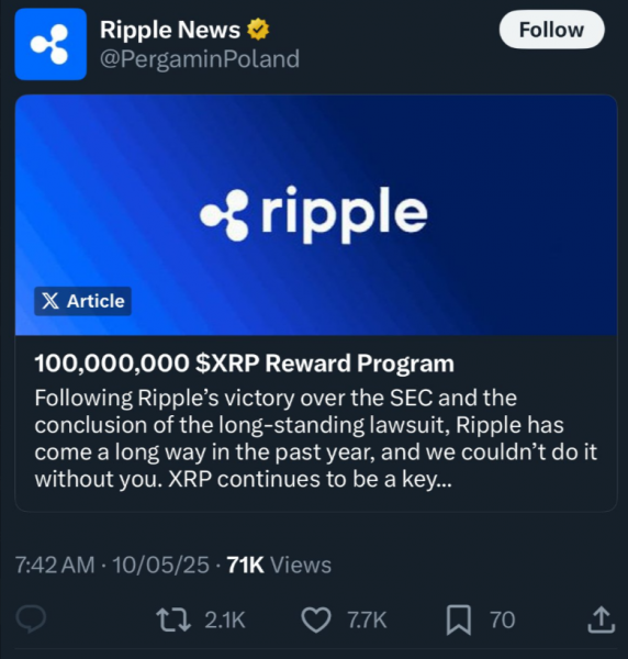 Аирдроп XRP: что нужно знать о новой схеме мошенничества