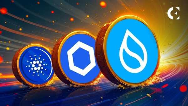 SUI переворачивает LINK, нацеливается на половину рыночной капитализации Cardano, поскольку цена продолжает расти
