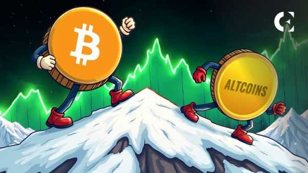 Альткоины продолжают терять позиции по сравнению с биткоином, поскольку QT снижает ликвидность рынка
