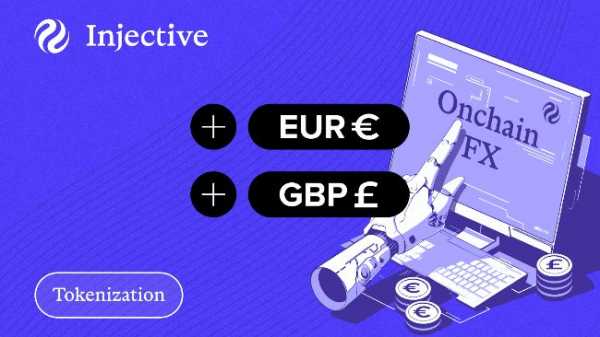 Injective запускает EUR и GBP на ончейн-рынок Форекс