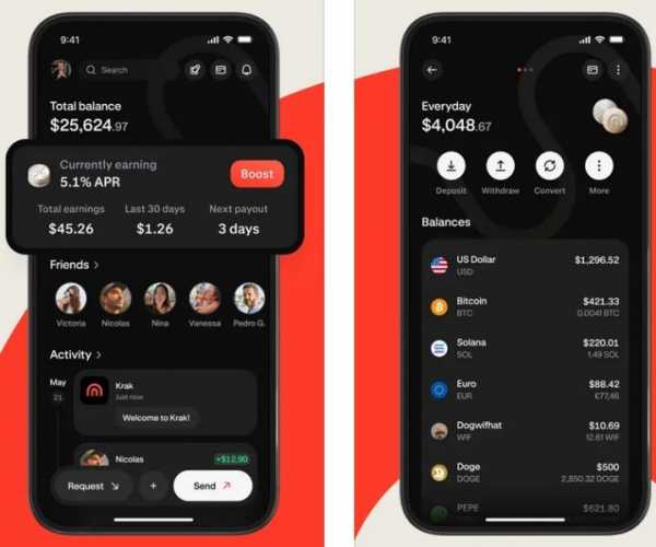 
                    Kraken выпустила приложение для пиринговых переводов криптовалюты                