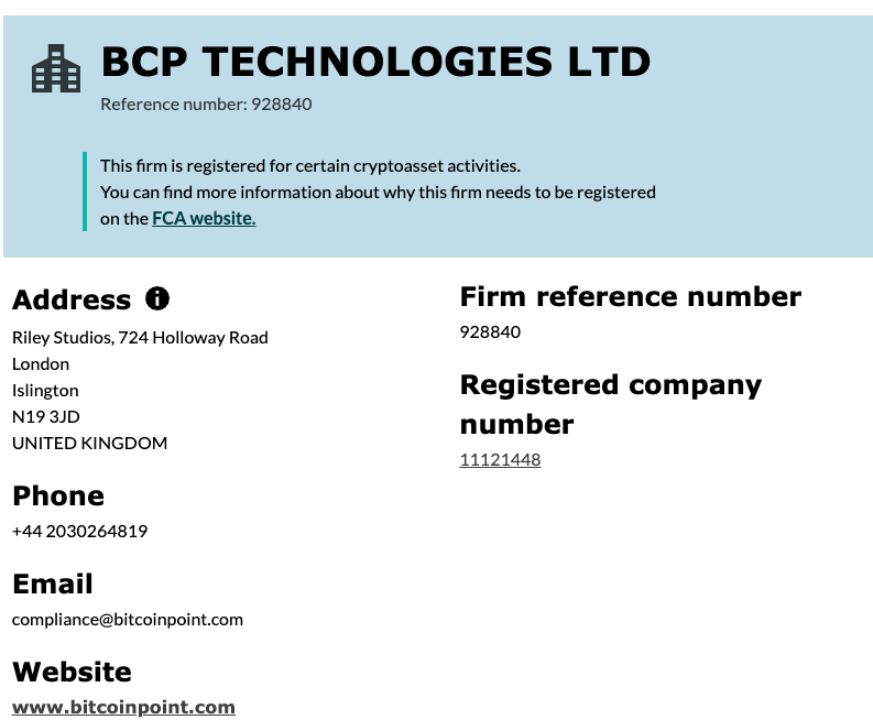 Зарегистрированная в FCA компания BCP запускает стейблкоин британского фунта