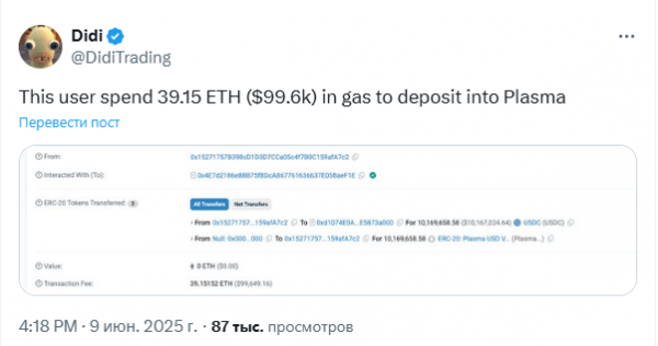 
                    ICO блокчейна для стейблкоинов Plasma провели криптокиты                