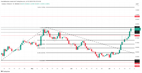 Цена Cardano выросла на 37%: сможет ли ADA вырасти еще