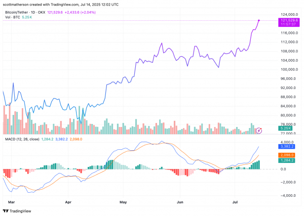 Биткоин не остановится на отметке в 123 000 долларов