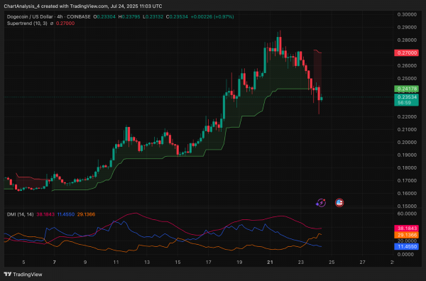 Прогноз цены Dogecoin (DOGE) на 25 июля