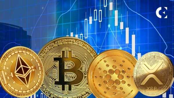 Bitcoin, ETH и XRP падают, а Cardano вырывается вперед