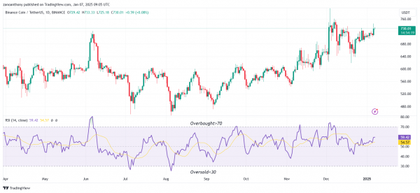 Прогноз цены Binance Coin (BNB) на 2025-2030 годы: достигнет ли цена BNB $1,500 в ближайшее время?