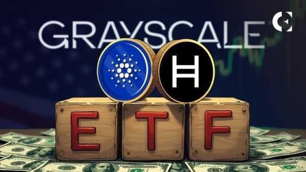 Файлы в оттенках серого для ETF Cardano (ADA) и Hedera (HBAR), резкий рост цен