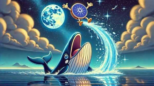С покупкой 180 млн ADA китами объем фьючерсов Cardano одновременно достиг $6,96 млрд.