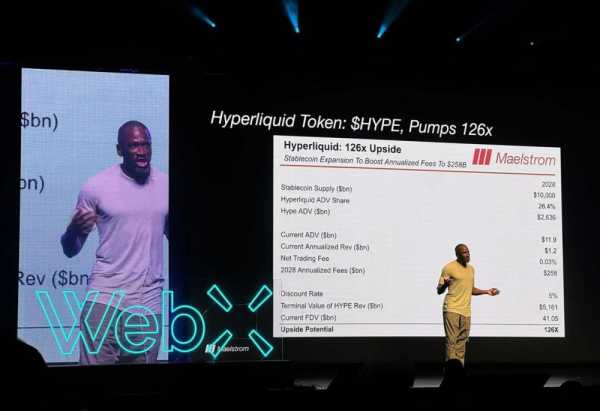 Hyperliquid показал резкий рост на фоне прогноза Артура Хейса о 126-кратном потенциале на конференции в Токио