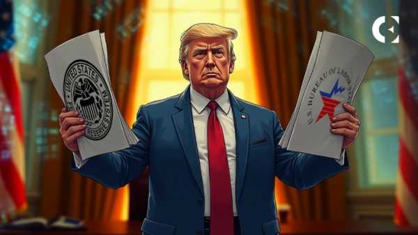Трамп назначит нового главу ФРС после отставки Куглера; глава Бюро статистики труда уволен