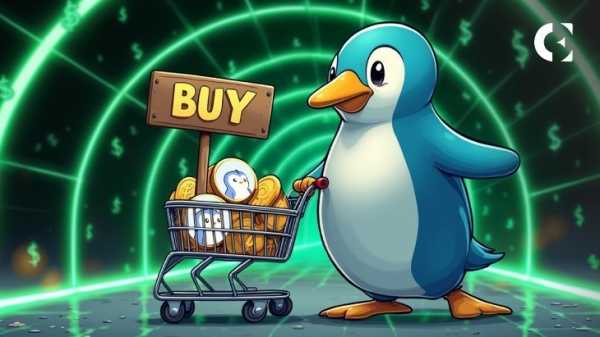 Покупать на падении или на прорыве? Pengu консолидируется в диапазоне от $0,025 до $0,035