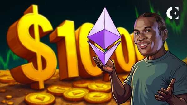 Сможет ли Ethereum достичь $10 000 на этом бычьем цикле? Хейс считает, что это неизбежно